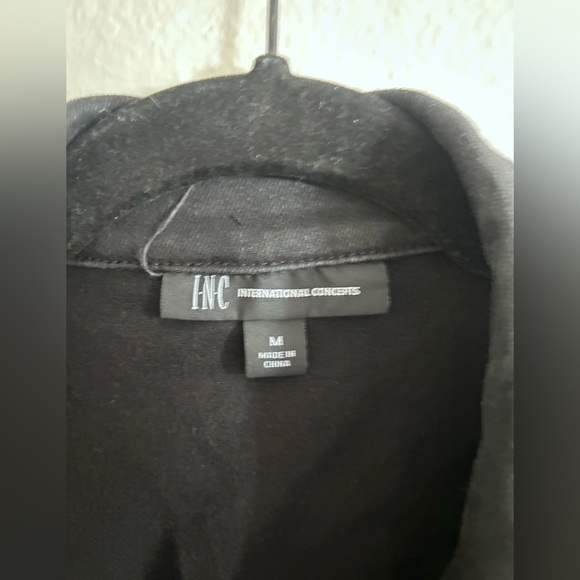I.n.c. International Concepts Women's Embellished Denim Trucker Jacket - Picture 6 of 7